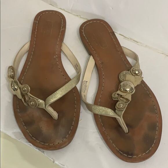 COACH OCEANNA‎ SANDALS Size 6B - Picture 1 of 6